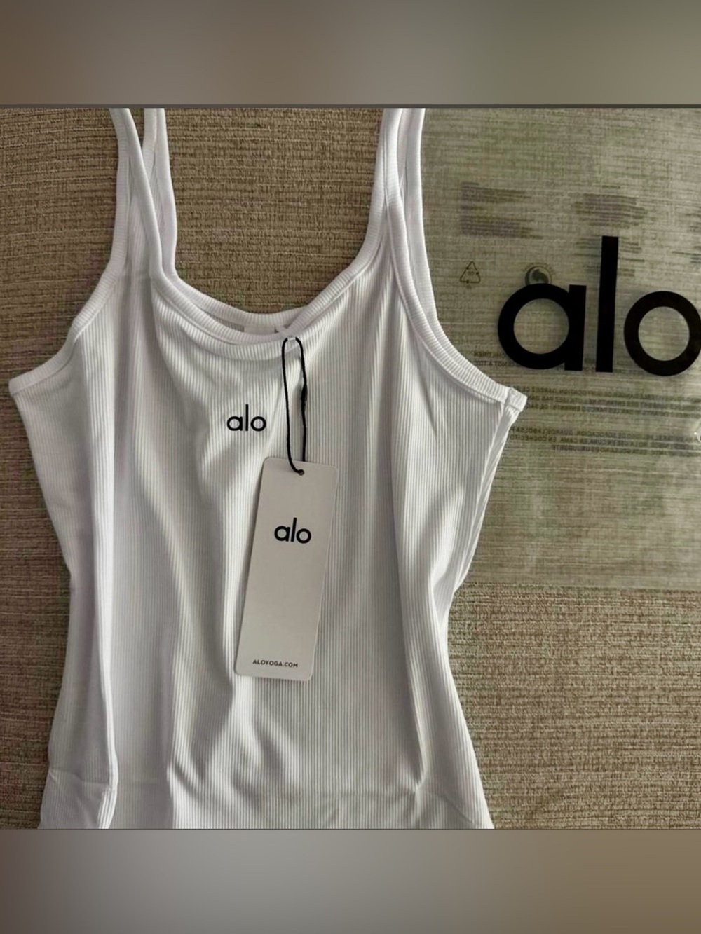 Alo Ribbed Prosper Tank Top